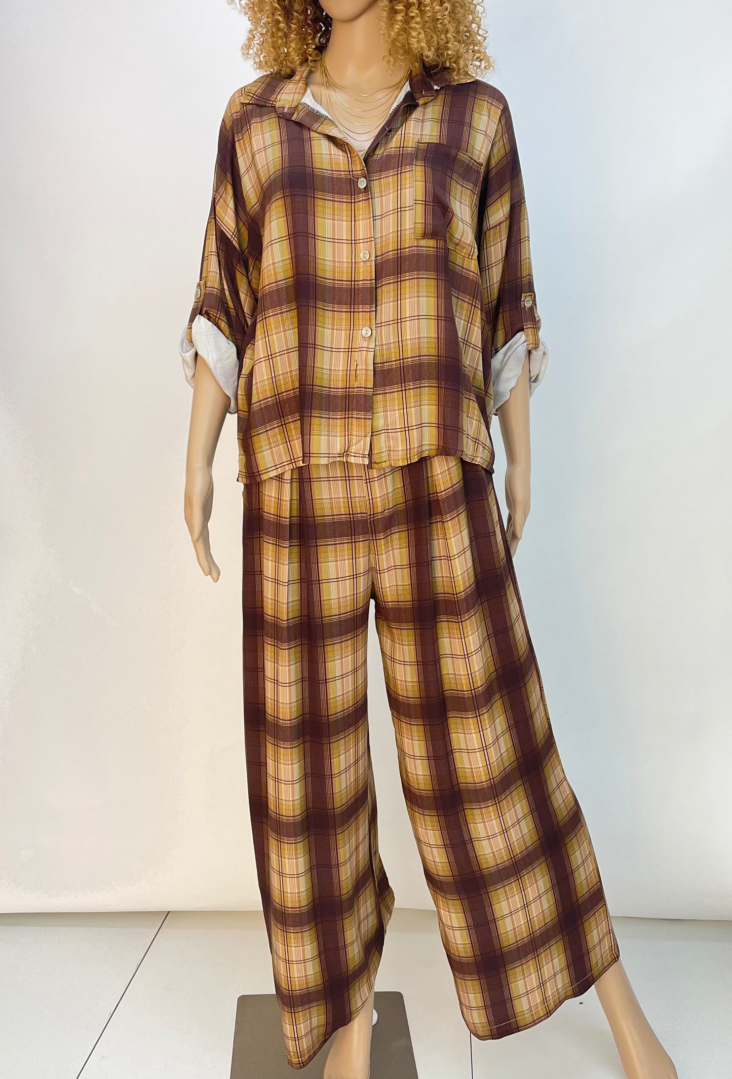 PANTALÓN CUADROS
