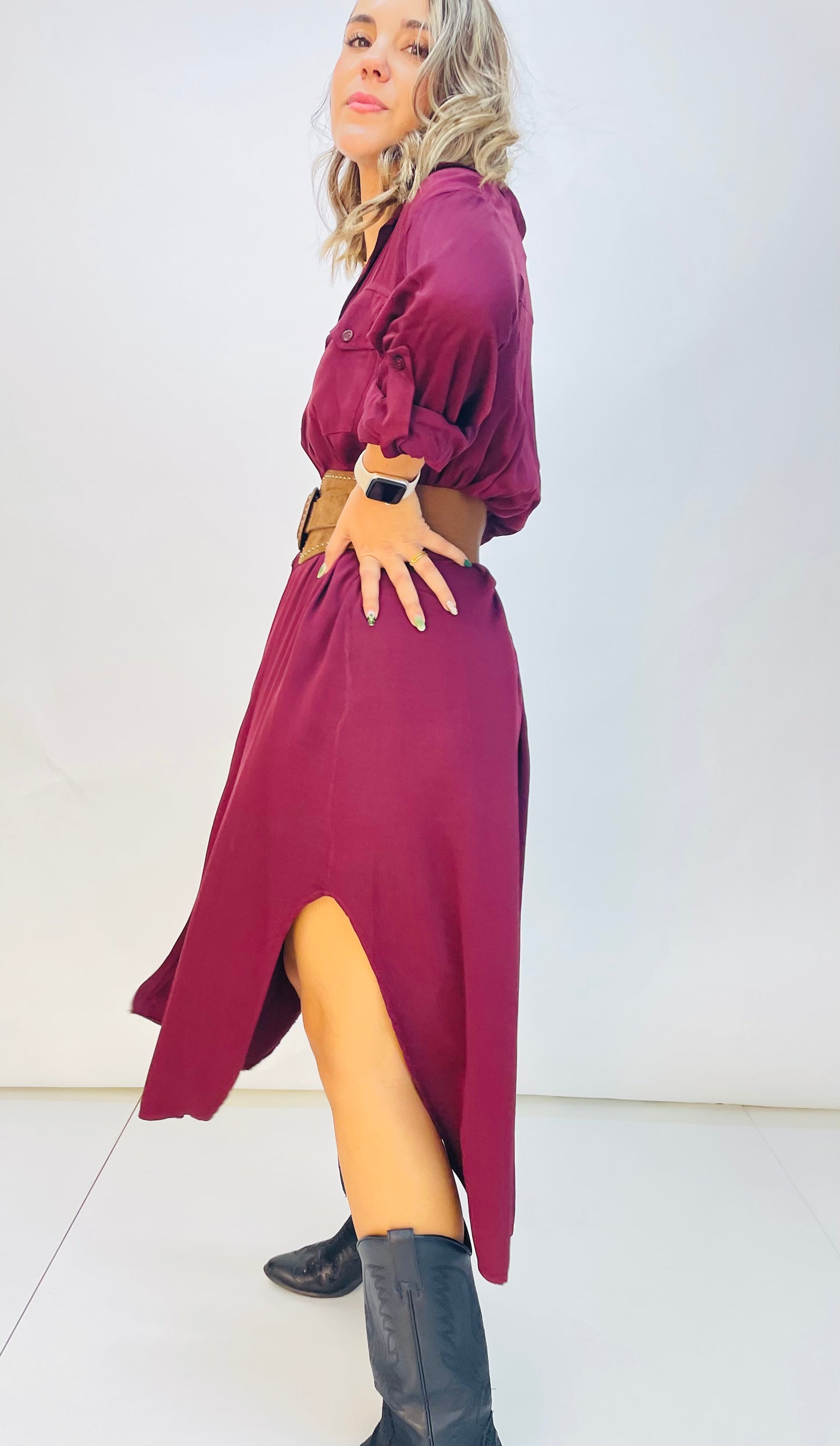 VESTIDO CAMISERO