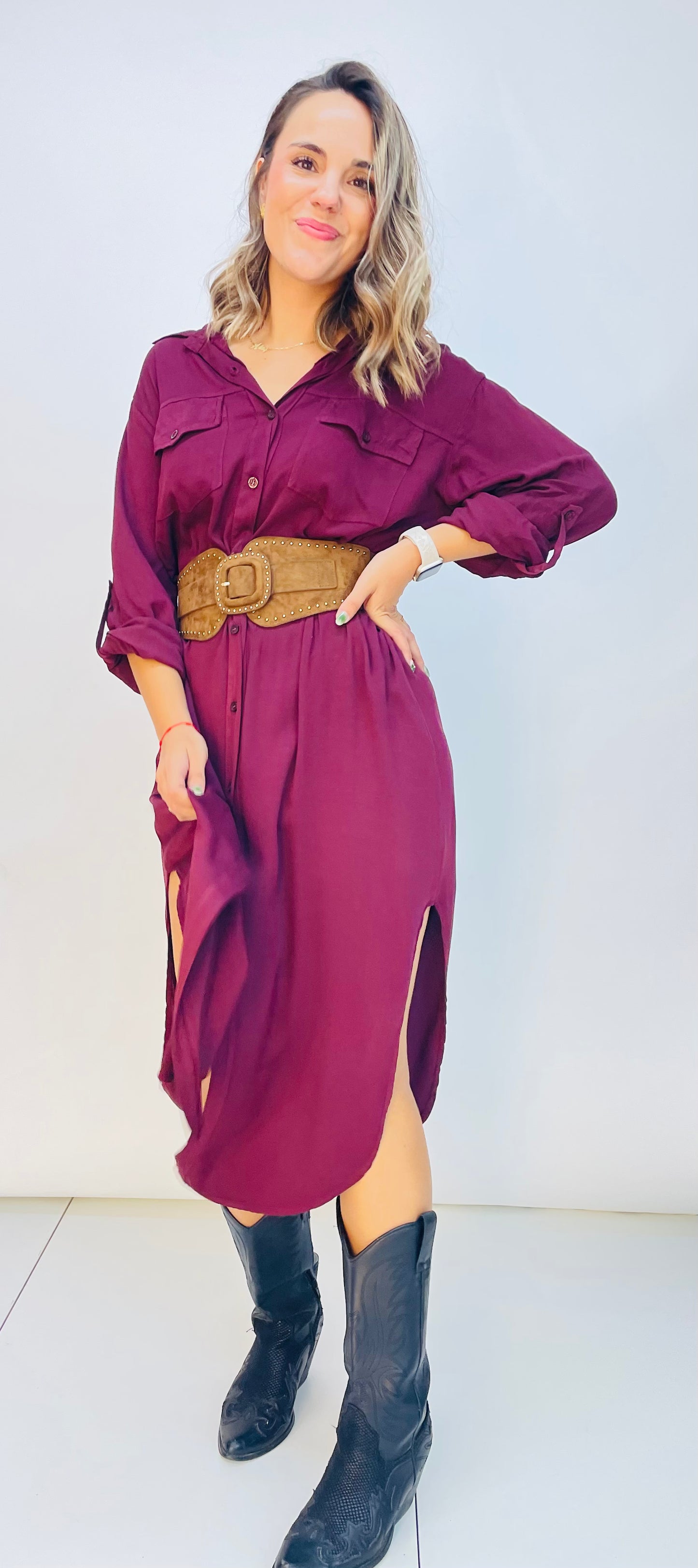 VESTIDO CAMISERO