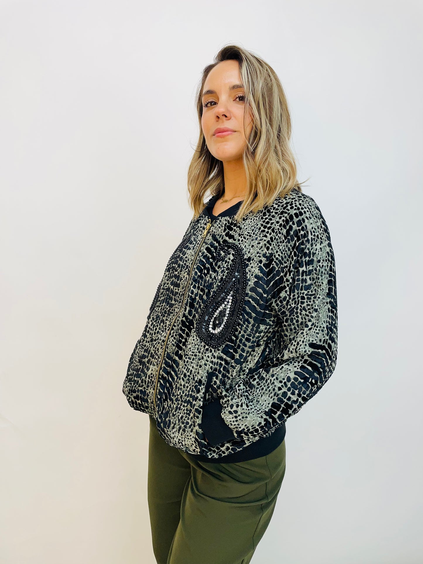 BOMBER ANIMAL PRINT