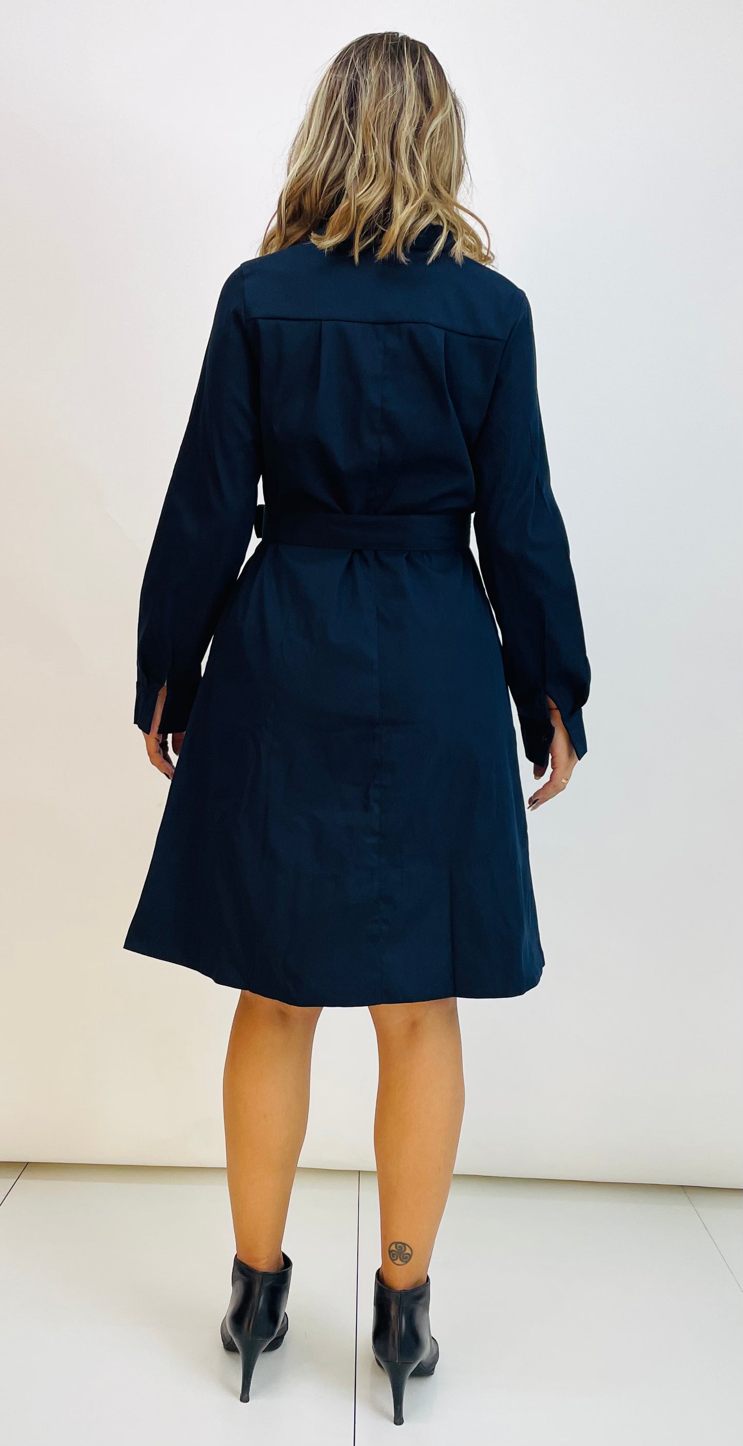 VESTIDO SEMI CAMISERO