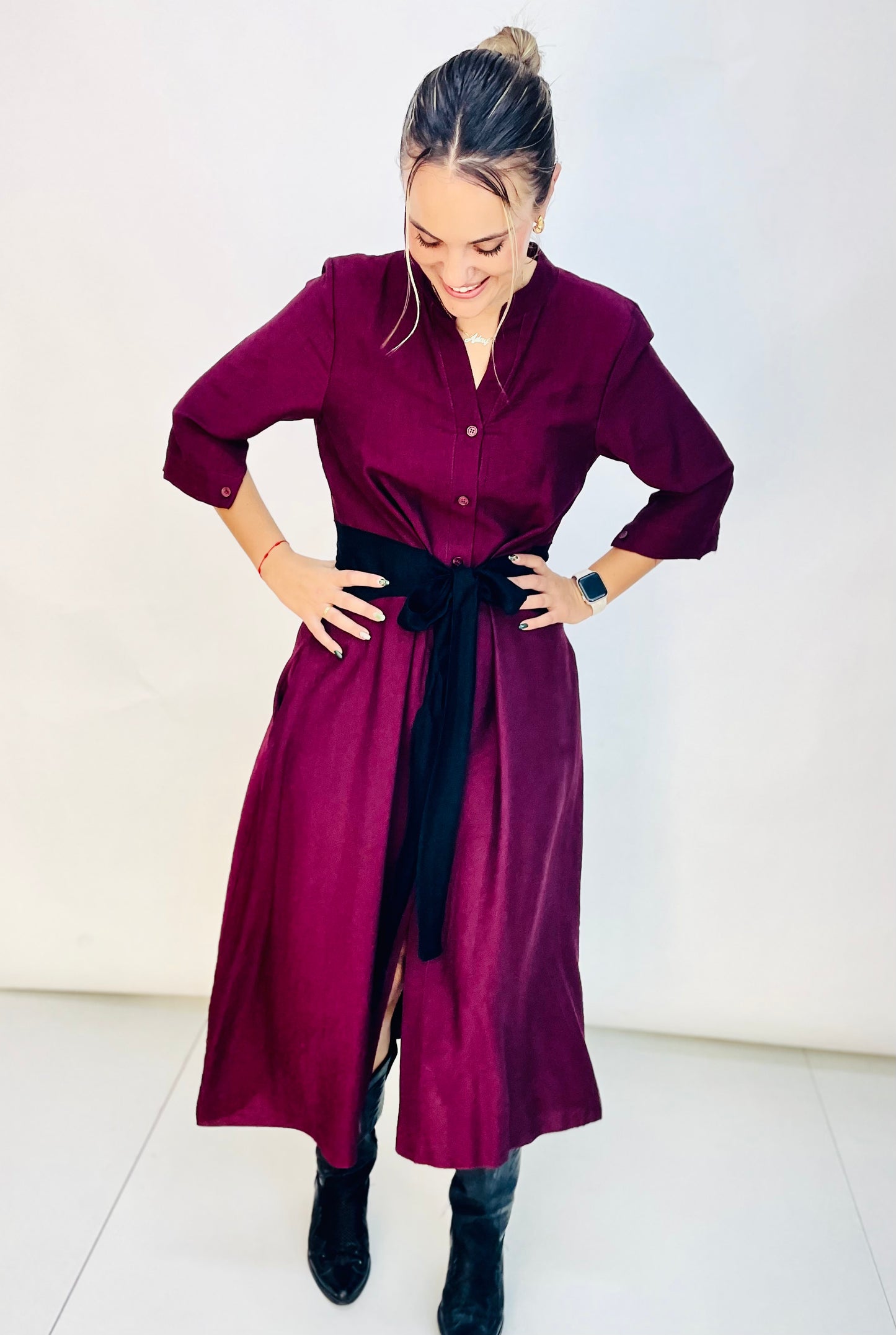VESTIDO CAMISERO