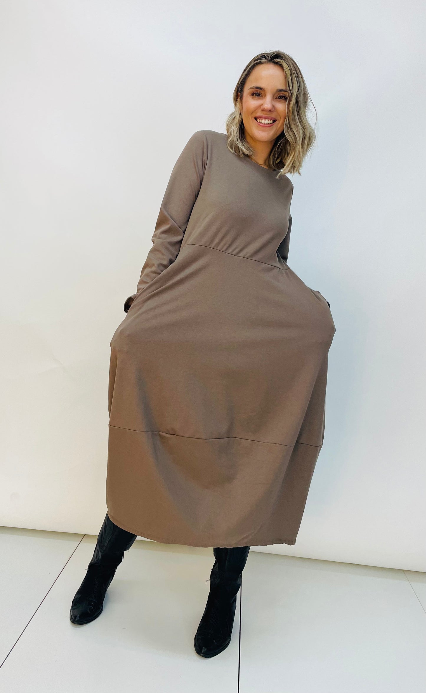 VESTIDO FALDA GLOBO