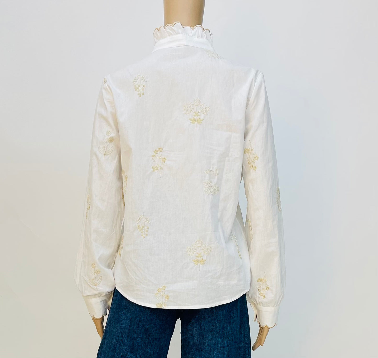 CAMISA BLANCA BORDADA