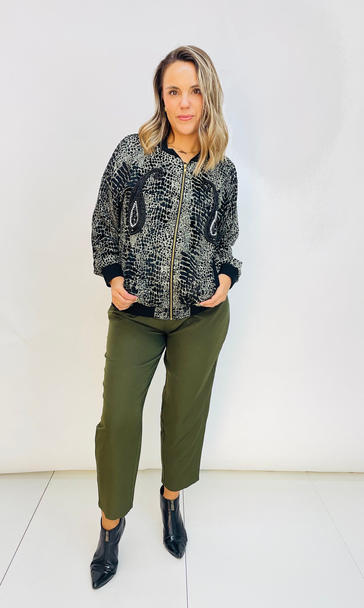 BOMBER ANIMAL PRINT