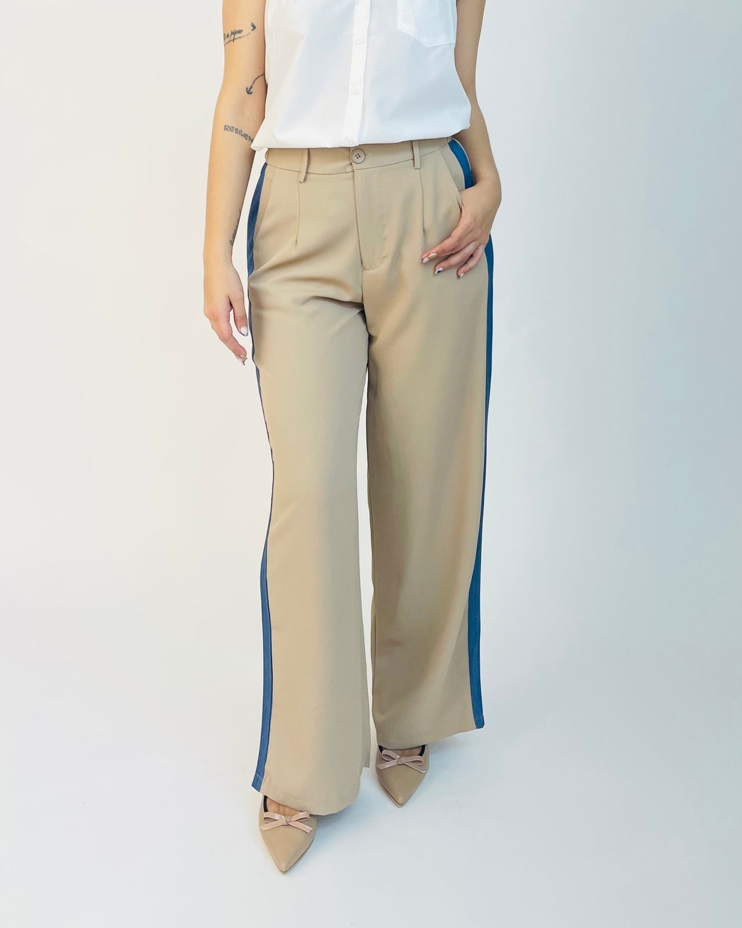 PANTALÓN RAYAS DENIM