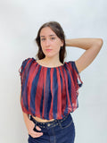 BLUSA GASA CROPPED