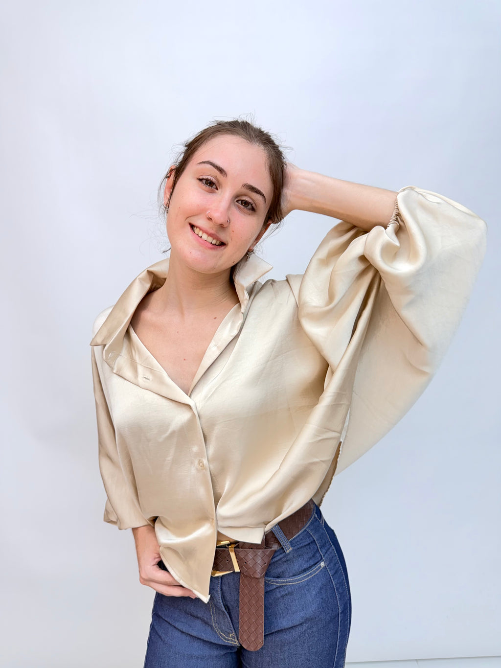CAMISA SATINADA