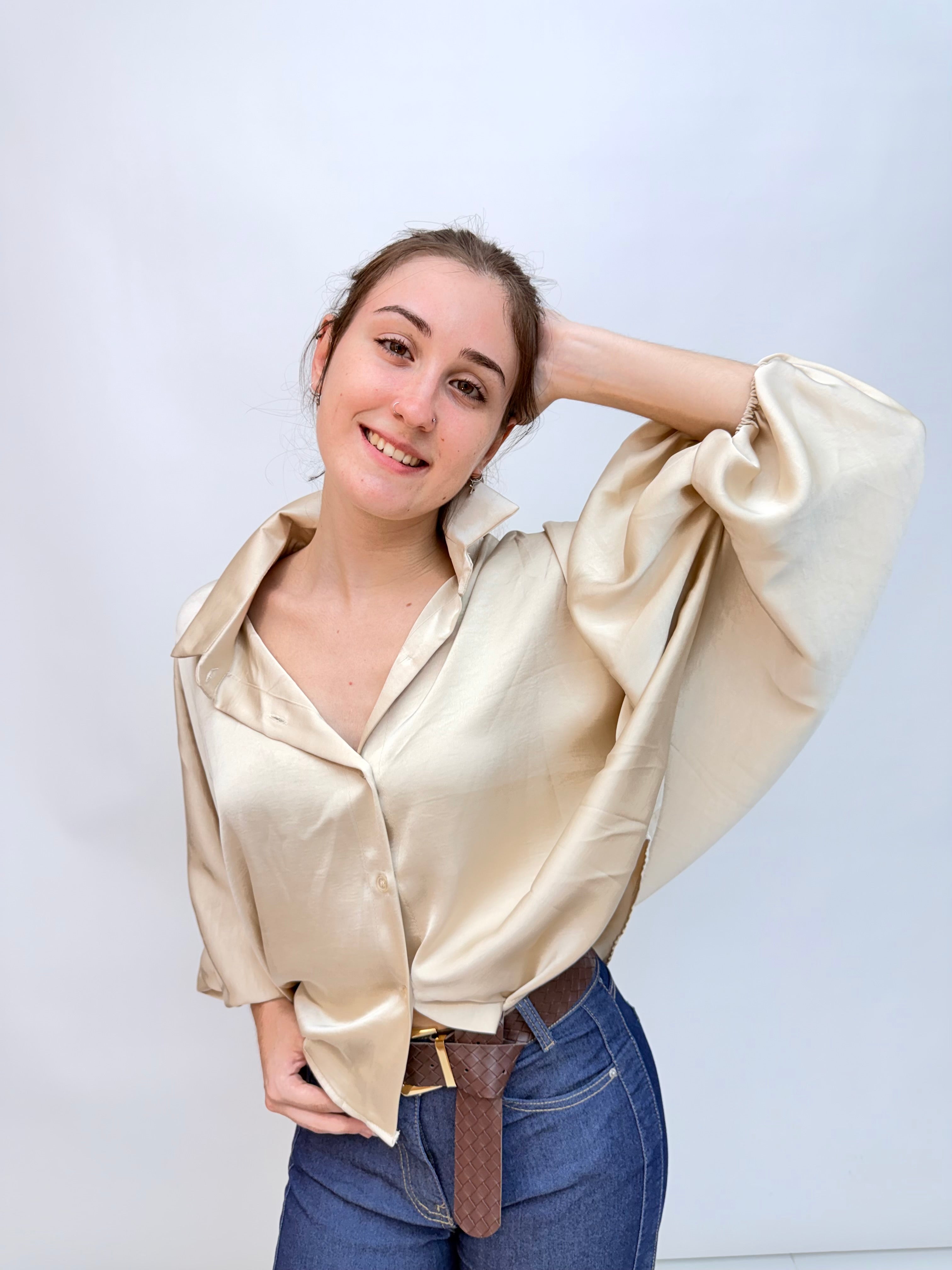 CAMISA SATINADA
