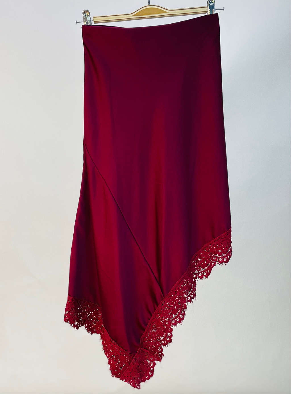 SATIN SKIRT