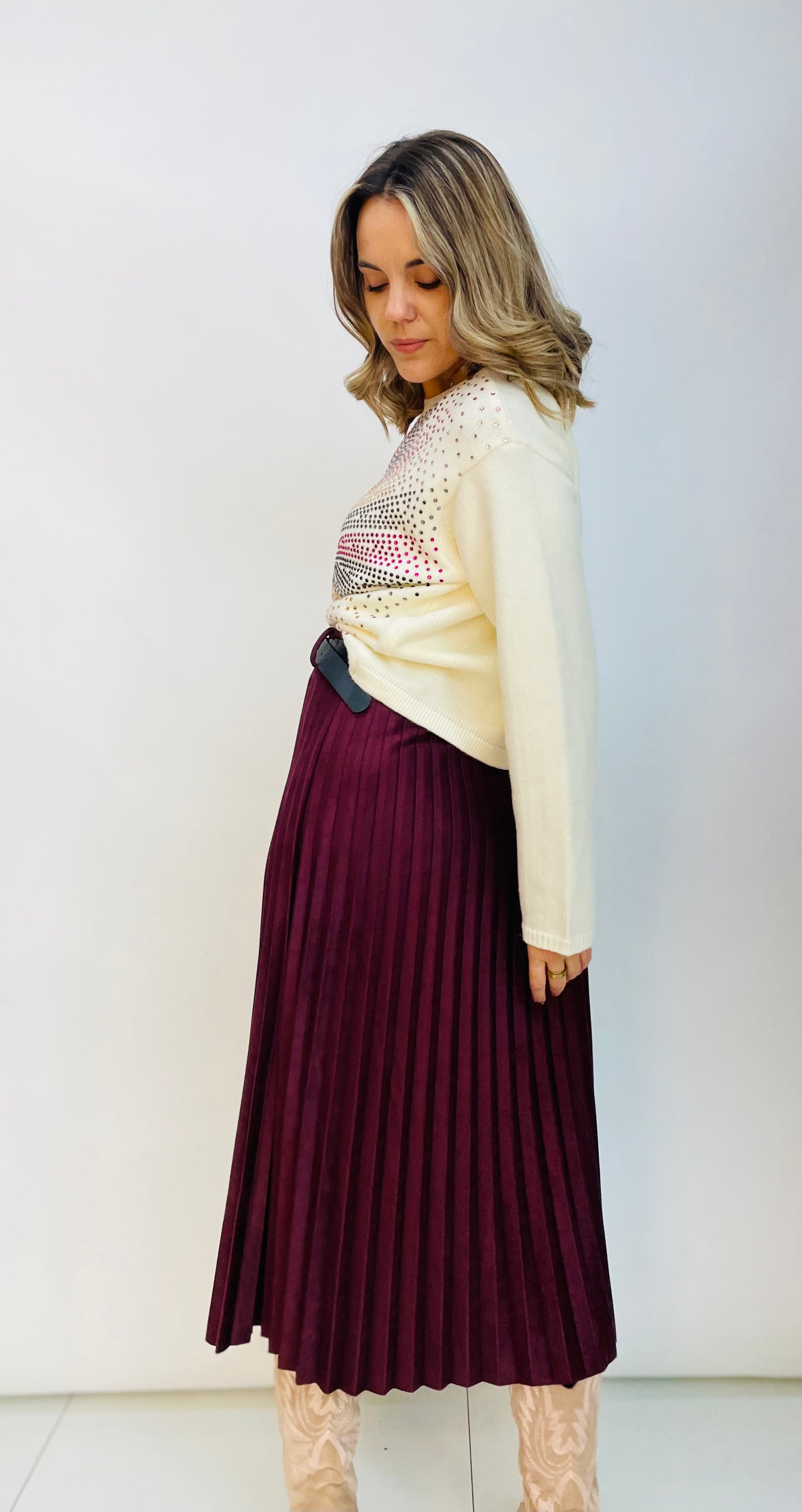 FALDA PLISADA ANTELINA