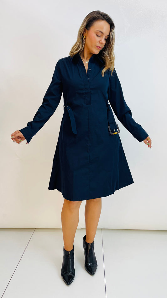 VESTIDO SEMI CAMISERO