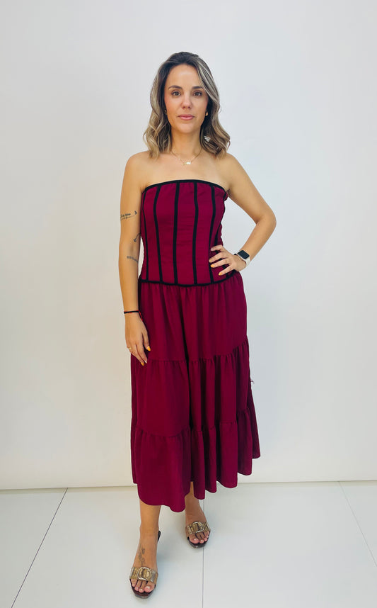VESTIDO PALABRA DE HONOR