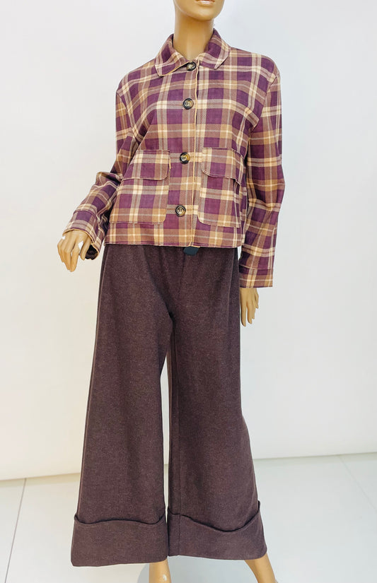 SOBRE CAMISA CHAQUETA CUADROS