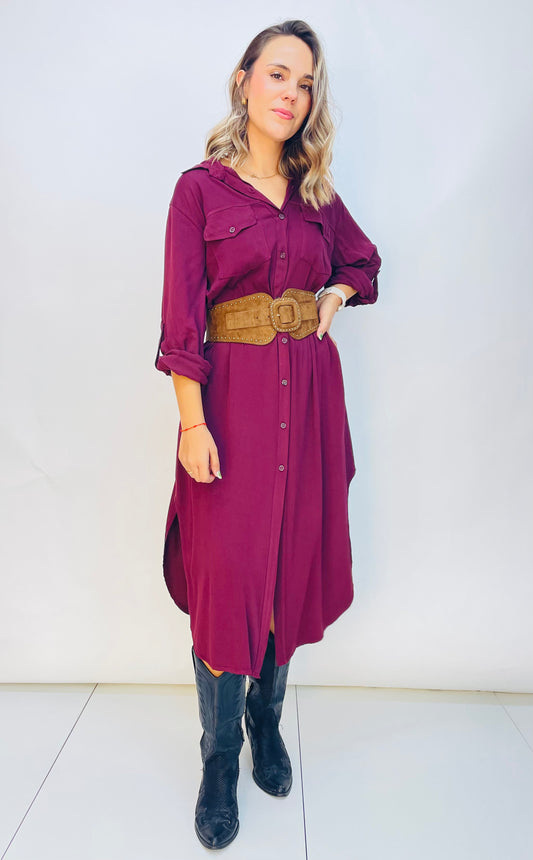 VESTIDO CAMISERO