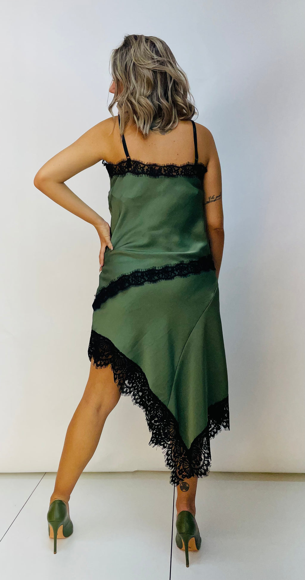 SATIN SKIRT