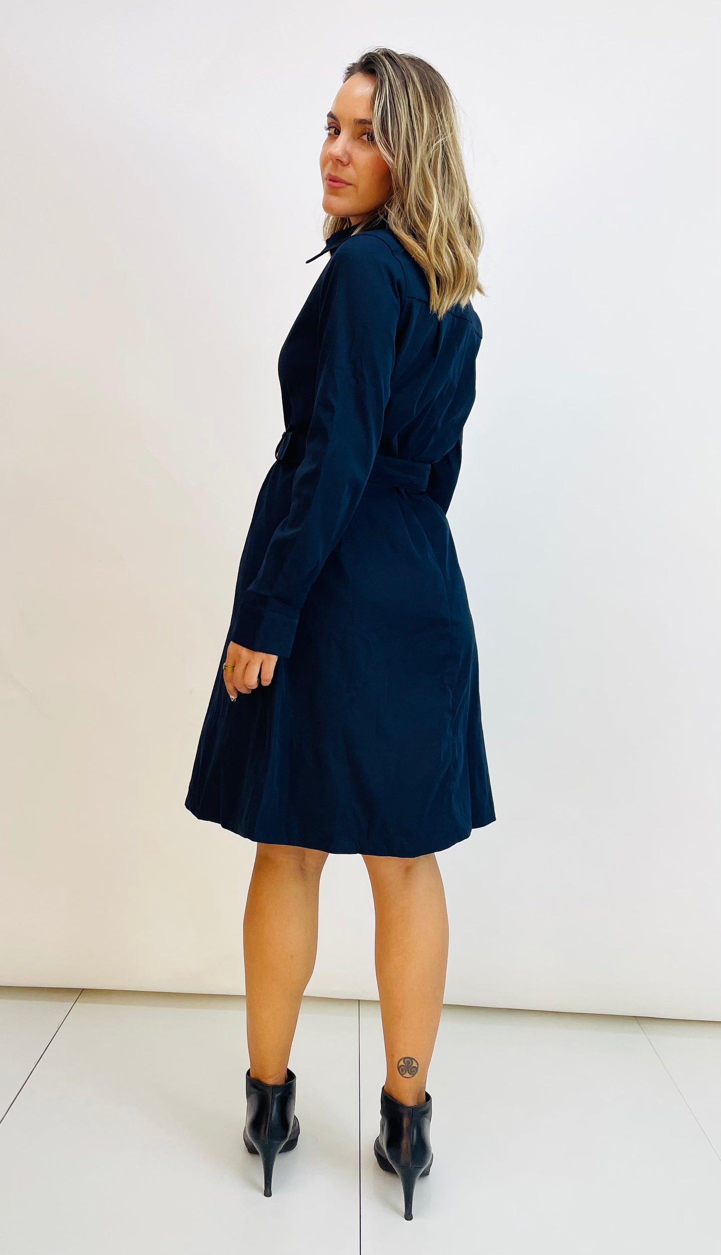 VESTIDO SEMI CAMISERO
