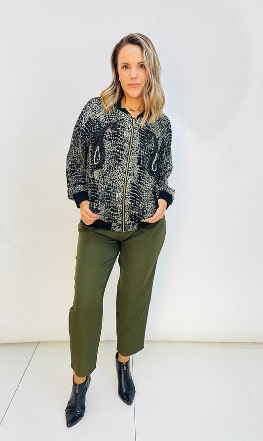 BOMBER ANIMAL PRINT