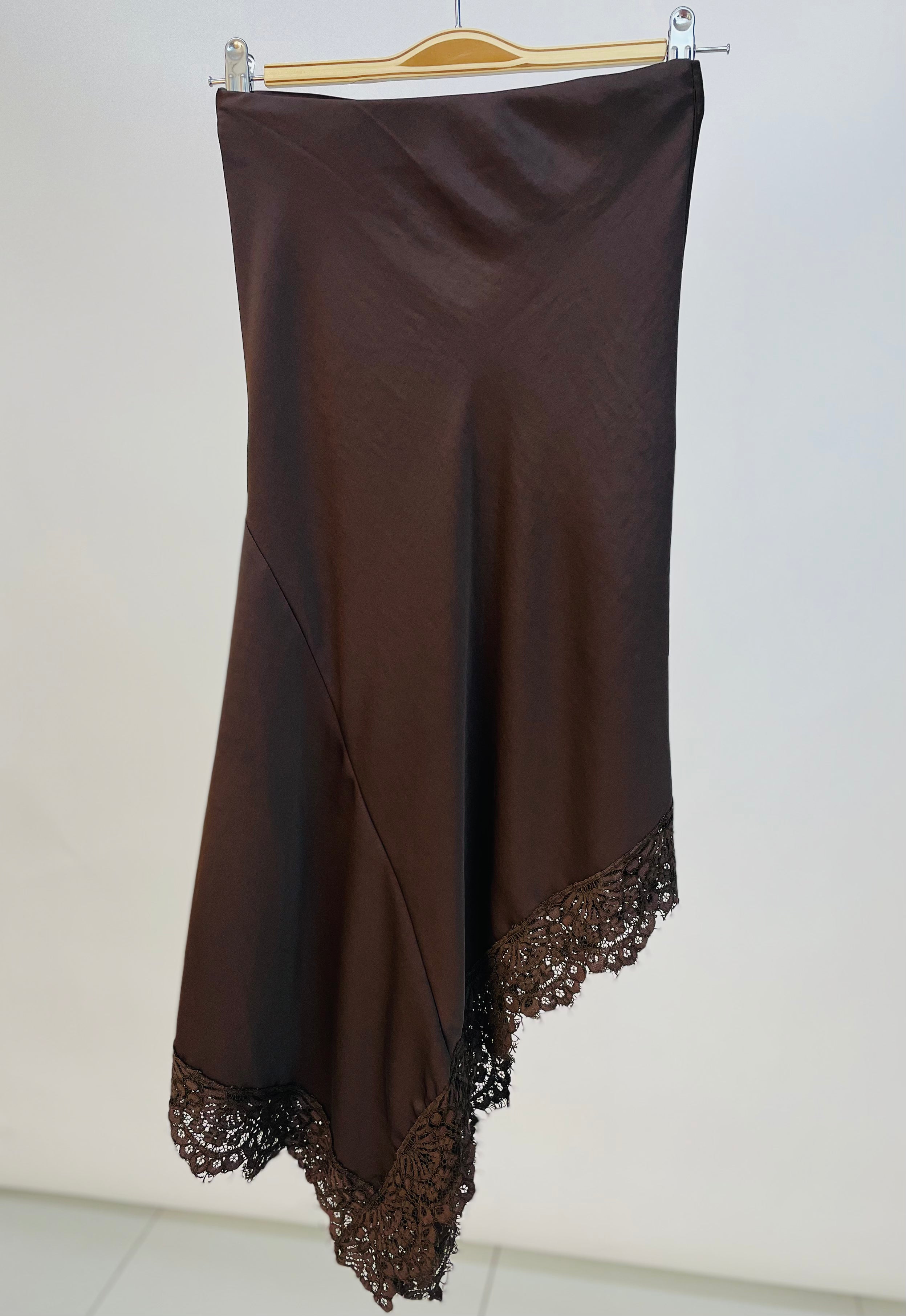 SATIN SKIRT